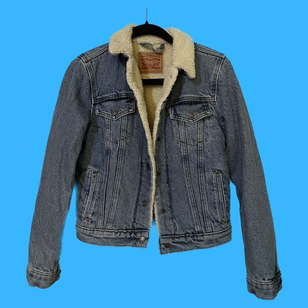 Levi's Original Sherpa Trucker Jacket - Medium Wash